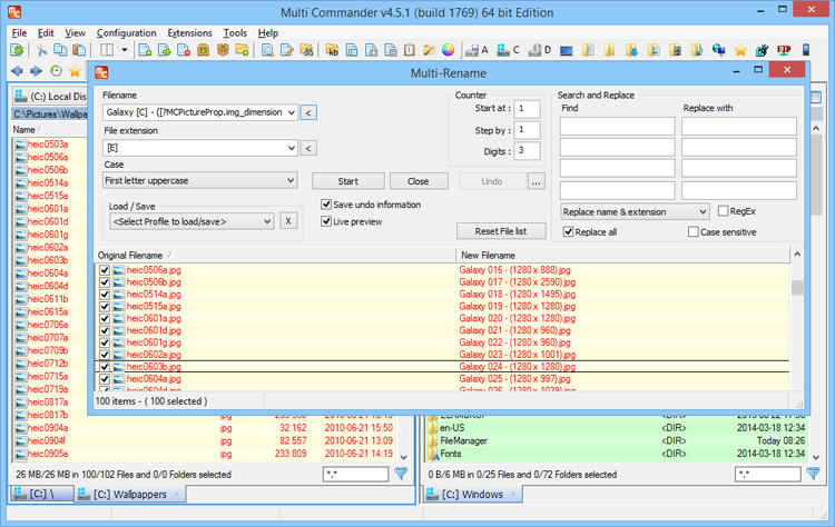 Multi Commander espanol